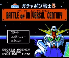 Image n° 1 - titles : SD Gundam - Gachapon Senshi 5 - Battle of Universal Century